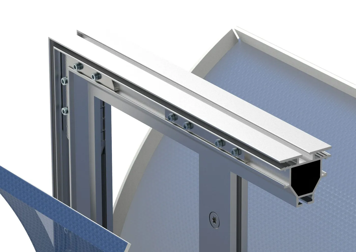 T-Flex 46/2 Basic — Double-sided for LED illuminated frames