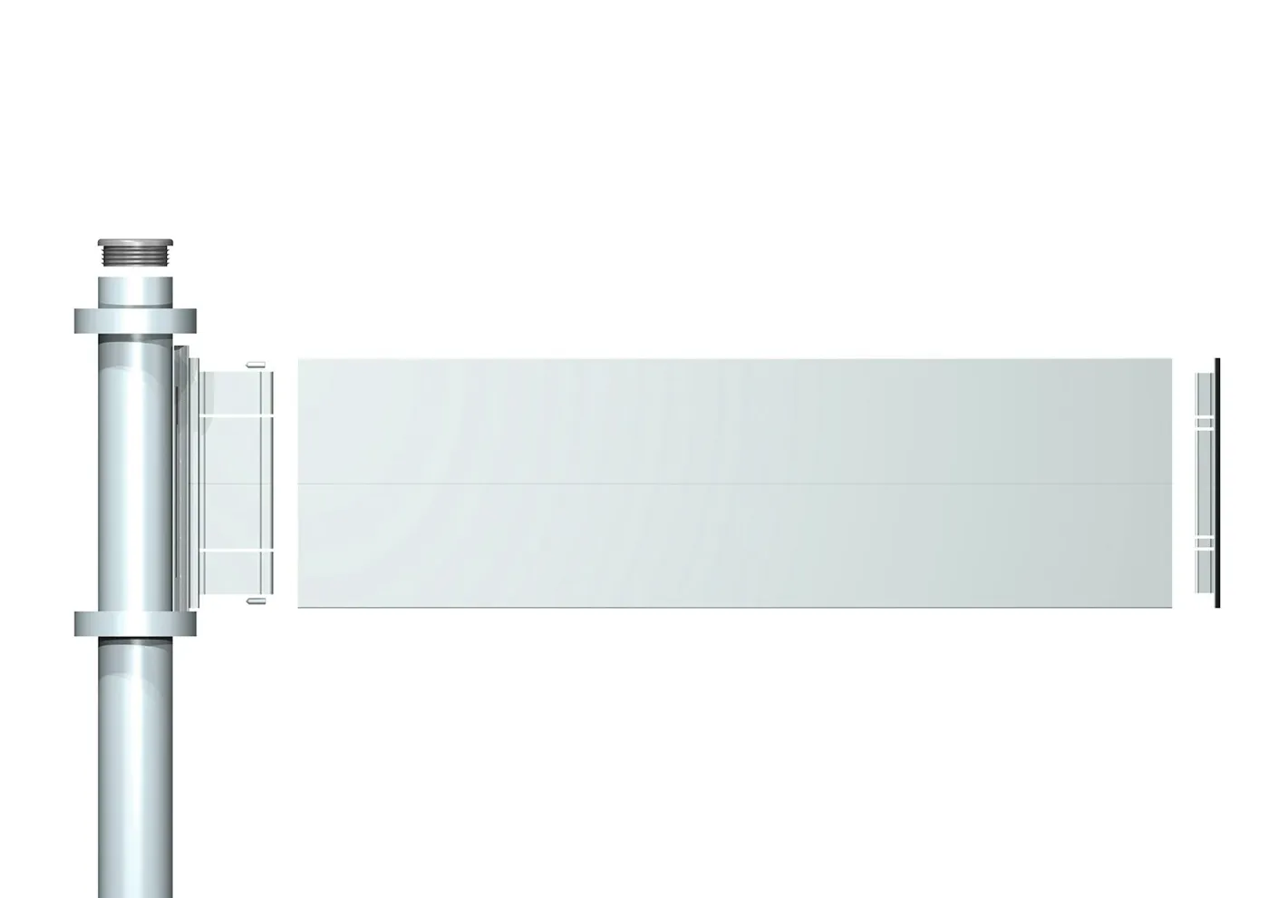 Pervia — Pole sign post