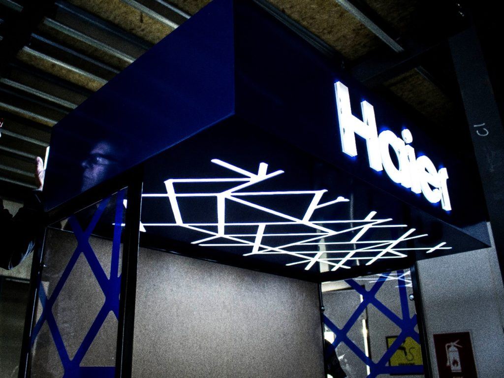Haier — 3:rock signage and fit-out project