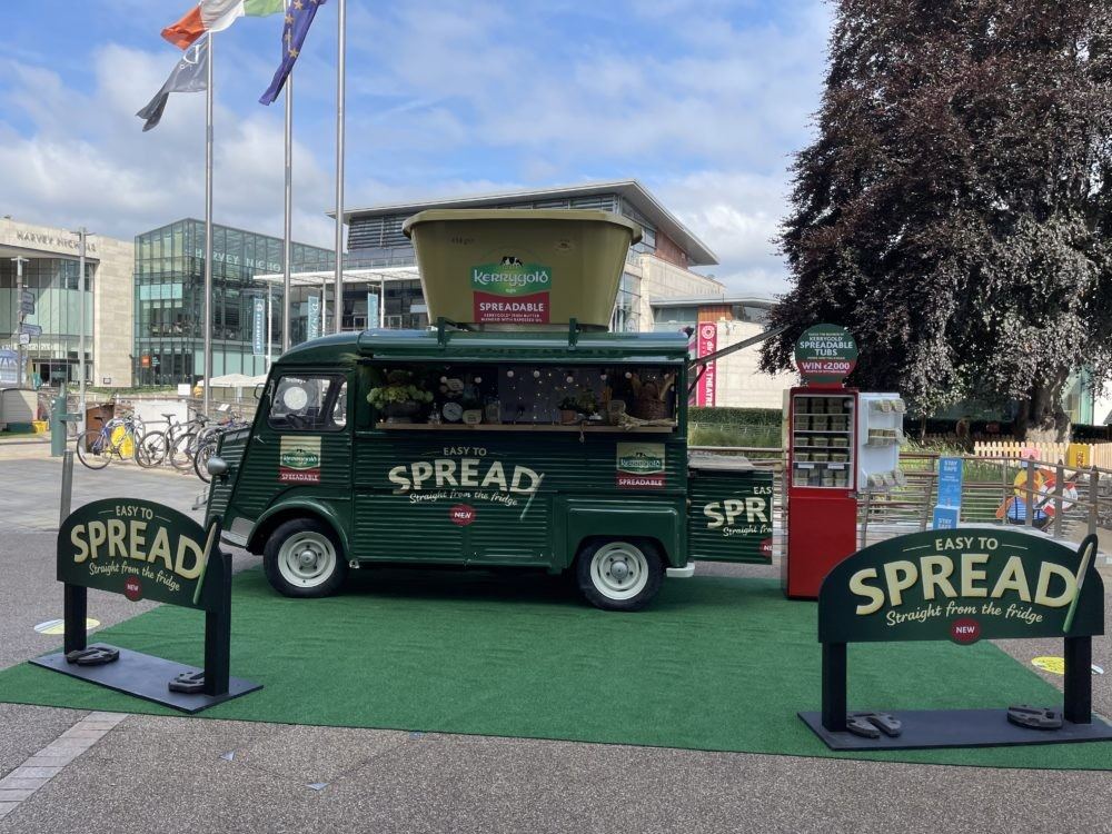 Ornua – Kerrygold Spreadable Tasting Roadshow — 3:rock signage and fit-out project