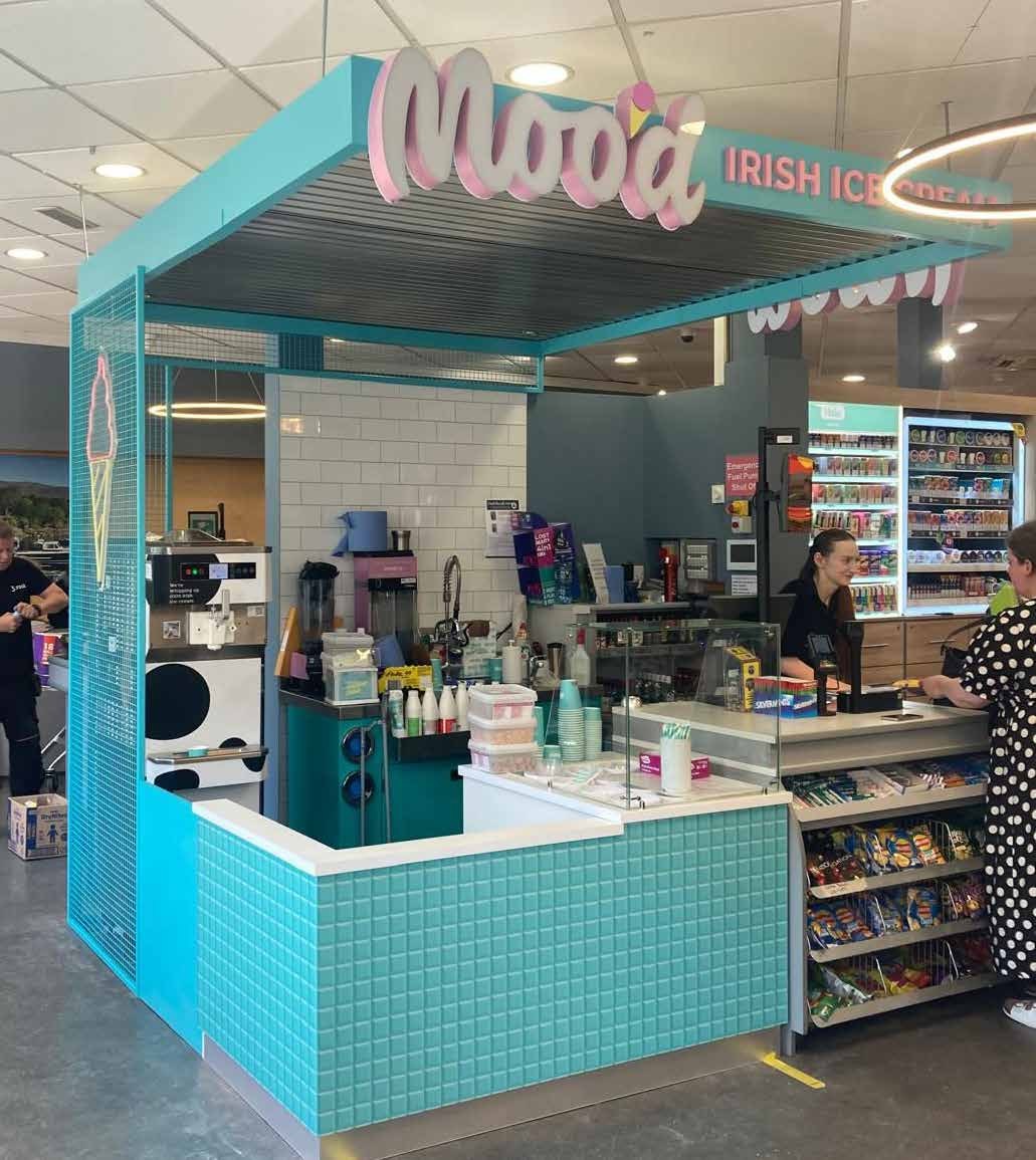 Brosnan’s Centra Schull — Mood ice cream unit signage by 3:rock