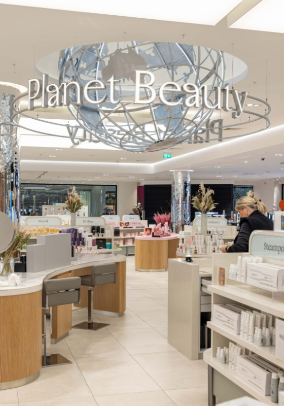 Planet Beauty signage