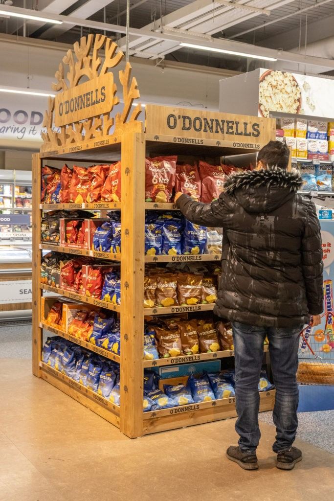 Man shopping at O'Donnells