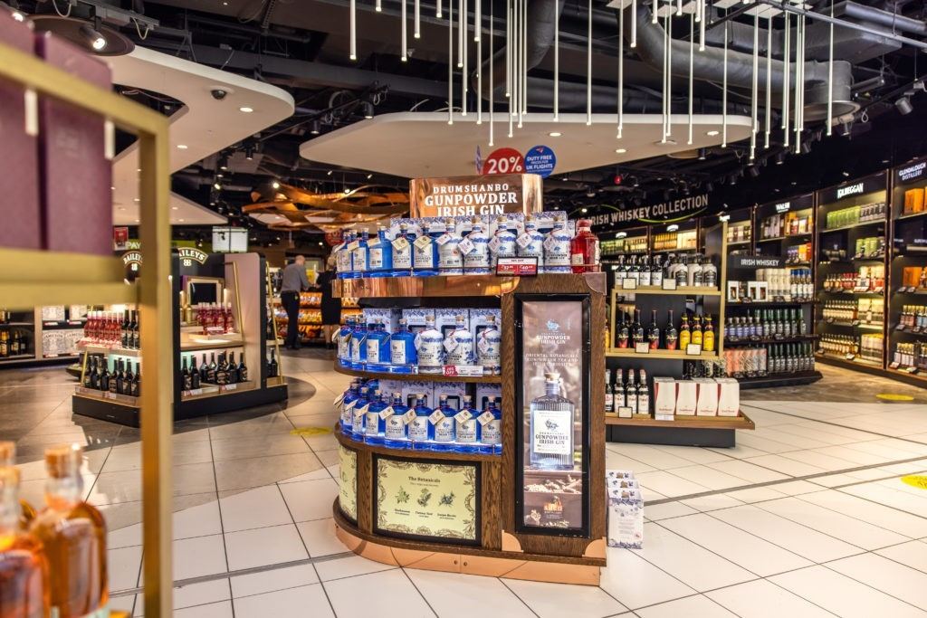 Drumshambo Gin, Dublin Airport — 3:rock signage and fit-out project