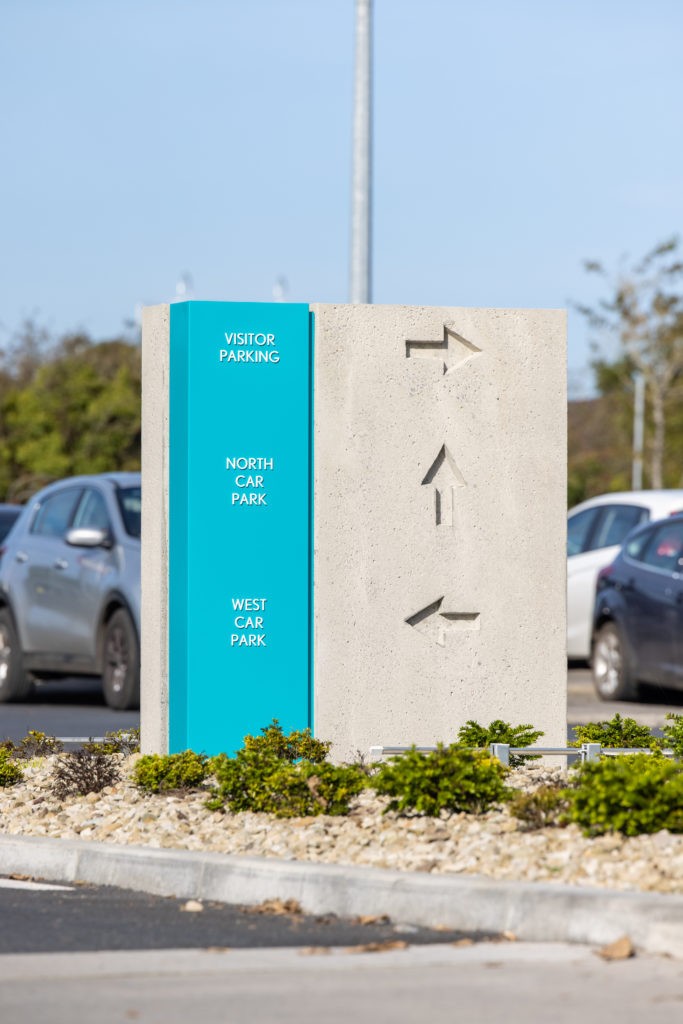 Bausch & Lomb directional signs