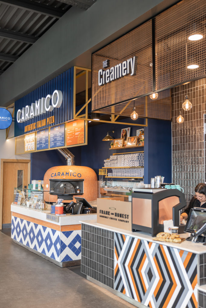 Caramico and the Creamery counters